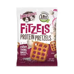 Walmart Lenny and Larry's Fitzels Protein Pretzels, Everything Bagel, 20g Protein, 3oz offer