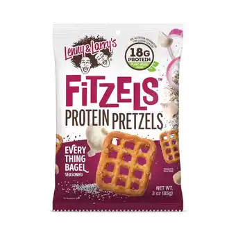 Walmart Lenny and Larry's Fitzels Protein Pretzels, Everything Bagel, 20g Protein, 3oz offer