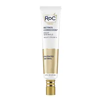 Walmart RoC Retinol Correxion Anti-Aging + Firming Night Face Moisturizer, 1 oz offer