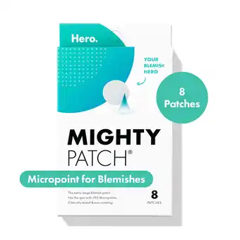 Walmart Mighty Patch Micropoint for Blemishes from Hero Cosmetics - Acne Patch for Early Stage Zits (8 Ct) offer