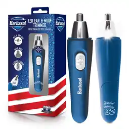 Walmart Barbasol LED Lighted, Wet & Dry Nose and Ear Trimer with Non Slip Grip offer