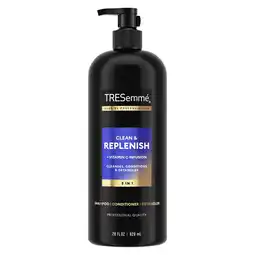 Walmart Tresemme 3-in-1 Shampoo Conditioner & DetanglerClean & Replenish, 28 oz offer