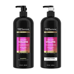 Walmart Tresemme Shampoo and Conditioner for Women Amplified Volume Twin Pack, 28 oz Bottle with Pump offer