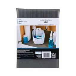 Walmart Mainstays Under-the-Sink Shelf Liner, Black, 24 in. x 4 ft. Roll offer
