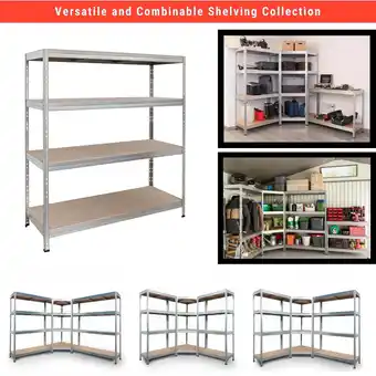 Walmart Ar Shelving Customizable Storage Collection 71x59x18 4-Tier Metal Shelf 2000 lb Galvanized Finish offer