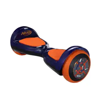 Walmart Nerf Hoverboard with Light Up Wheels, Blue and Orange offer