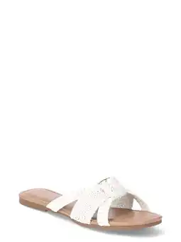 Walmart Time and Tru Women's Woven Knot Slide Sandal offer