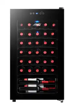 Walmart Arctic King Premium 34-Bottle Standard Wine Cooler, Glass Door, AWCA034ADB offer
