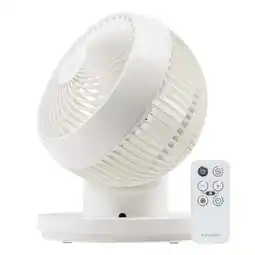 Walmart IRIS WOOZOO 360 Oscillating Fan with Remote & Timer, 3 Speed Settings, White offer