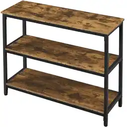 Walmart Renwick Industrial Wooden Console Table for Entryway Livingroom, Rustic Brown offer