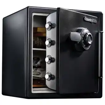 Walmart SentrySafe SFW123CS Fire-Resistant Safe and Waterproof Safe with Dial Combination Lock, 1.23 Cu. ft offer