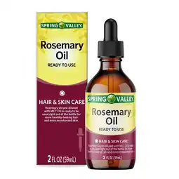 Walmart Spring Valley Rosemary Oil Supplement for Hair and Skin Health, 2 fl oz offer