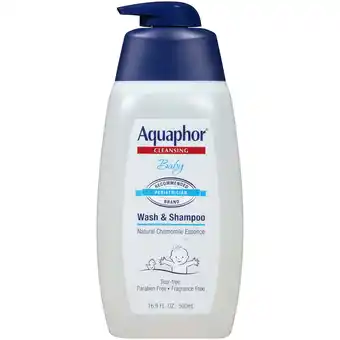 Walmart Aquaphor Baby Wash & Shampoo 16.9 oz offer