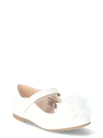 Walmart Wonder Nation Toddler Girls Mary Jane Ballet Flower Shoes offer