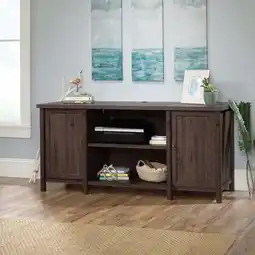 Walmart Sauder Costa Credenza, Coffee Oak Finish offer