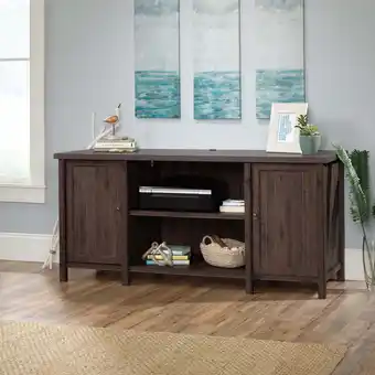 Walmart Sauder Costa Credenza, Coffee Oak Finish offer
