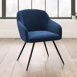 Walmart Sauder Harvey Park Occasional Chair, Burnt Orange Finish offer