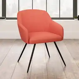 Walmart Sauder Harvey Park Occasional Chair, Burnt Orange Finish offer