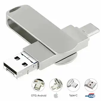 Walmart KingFurt 1TB USB 3.0 Flash Drive Memory Stick Type C OTG Thumb offer