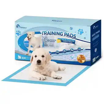 Walmart Tolobeve Training Pads, Dog & Puppy Pads,S, 13x18 in, 300 Count,Disposable Small Dog Pee Pads offer