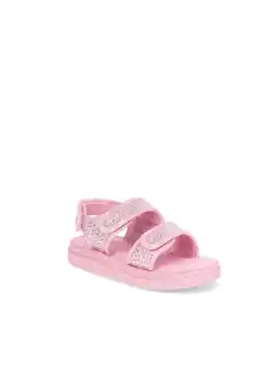Walmart Wonder Nation Little and Big Girls’ Rhinestone Two Strap Sandals offer