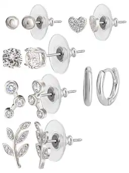 Walmart Believe by Brilliance Women's Stud Earrings, Brass, 0.12 Ct. T.W., 5.74 in offer