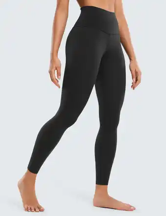 Walmart CRZ YOGA Women's Butterluxe Leggings 25 Inches High Waisted Soft Comfort Yoga Pants Workout Leggings offer