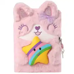 Walmart YOYTOO Cat Furry Diary with Lock and Keys, Secret Squishy Fuzzy Notebook Journal Diaries offer