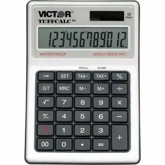Walmart Victor Technologies TuffCalc 12-Digit with Water Resistant Calculator, Multicolor offer