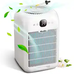 Walmart Aircillin AP1501 Quiet Air Purifier 908 Sq ft, HEPA Filter, White offer