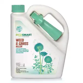Walmart EcoSmart Natural, Glyphosate-Free Weed and Grass Killer 64 Ounce Ready-to-Use Spray Bottle offer
