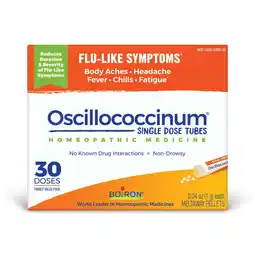Walmart Boiron Oscillococcinum Homeopathic Medicine for Flu-Like Symptoms, 30 Doses offer