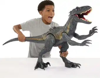Walmart Jurassic World: Fallen Kingdom Dinosaur Toy, Super Colossal Indoraptor Figure offer