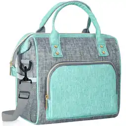 Walmart ideaTech Polyester Reusable Lunch Bags, Insulated Lunch Box for Women and Men, Freezer Safe, 1 Count offer