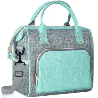 Walmart ideaTech Polyester Reusable Lunch Bags, Insulated Lunch Box for Women and Men, Freezer Safe, 1 Count offer