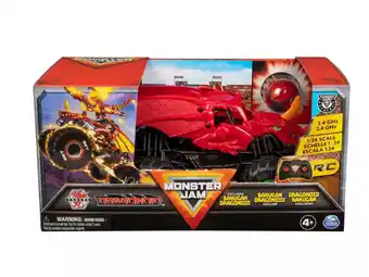 Walmart Monster Jam Bakugan Dragonoid RC Truck, Red offer