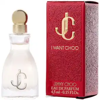 Walmart Jimmy Choo Ladies I Want Choo EDP 0.15 oz Fragrances 3386460119290 offer