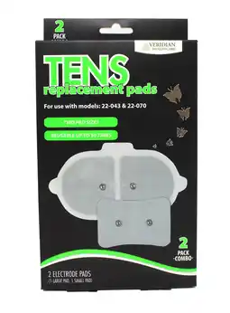 Walmart Veridian Wireless Tens Electrode Replacement Pads Combo Pack 2 Count offer