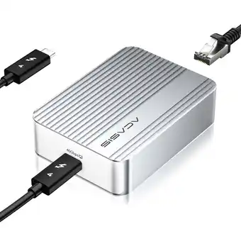 Walmart Acasis 10 Gigabit Ethernet Adapter Compatible with Thunderbolt 5/4/3 offer