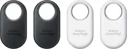 Walmart Samsung Galaxy SmartTag2 Bluetooth Tracker (4 Pack) - Black/White (El-T5600) offer