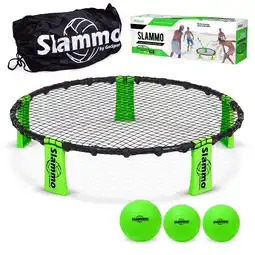 Walmart GoSports Slammo Outdoor Game Set - Beach Lawn Game Set - Includes 3 Balls, Carrying Case and Rules offer