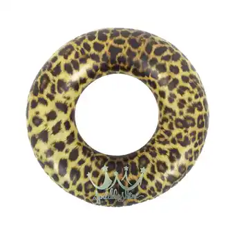 Walmart 35 Inflatable Leopard Print Swimming Pool Inner Tube offer