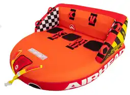 Walmart Airhead Super Mable Towable Tube for Boating, Fits up to 3 People, Dual Tow Points offer