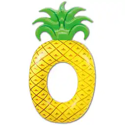 Walmart Northlight 72 Yellow Pineapple Inflatable Tube Ring Swimming Pool Float offer