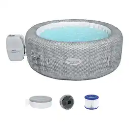 Walmart Bestway SaluSpa Honolulu AirJet Inflatable Hot Tub w/ Pump #P09144 offer