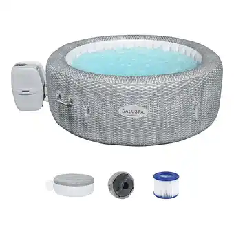 Walmart Bestway SaluSpa Honolulu AirJet Inflatable Hot Tub w/ Pump #P09144 offer