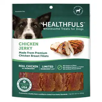 Walmart Healthfuls Chicken Jerky Dog Treats, 16oz offer