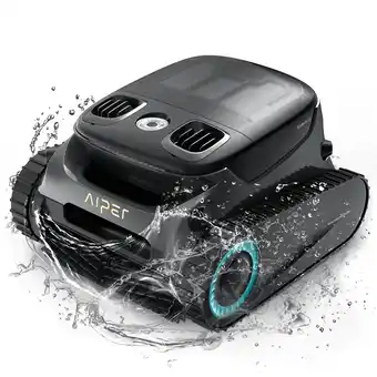Walmart AIPER S1 Pro Dual-layer Filtration System Cordless Robotic Pool Cleaner, Plastic/Rubber Black/Blue offer