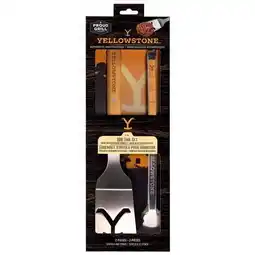 Walmart Proud Grill Yellowstone 2 Pc Stainless Steel BBQ Tool Set Spatula & Tongs 18 In offer