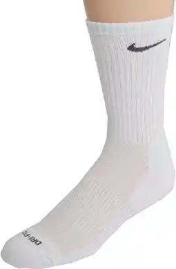 Walmart Nike Dri-FIT Half-Cushion Crew Socks, X-Large, White, 3-Pair Pack offer